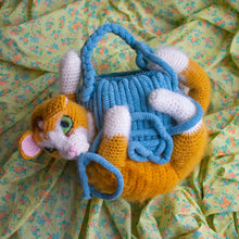 Load image into Gallery viewer, Yarn and Kitty Bag
