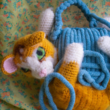 Load image into Gallery viewer, Yarn and Kitty Bag
