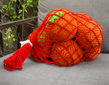 Load image into Gallery viewer, Bag of Oranges Crochet Pillow Pattern
