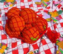 Load image into Gallery viewer, Bag of Oranges Crochet Pillow Pattern
